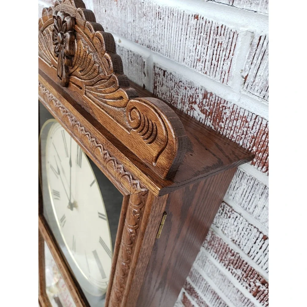 HUGE Vintage Dr. Pepper‎ Wooden Wall Clock - NEVER DISPLAYED!  Soda Advertising